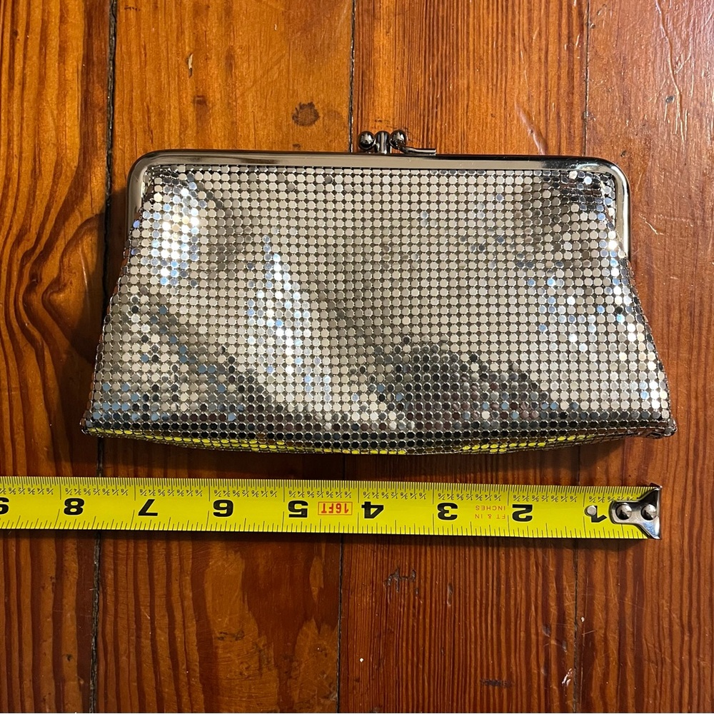 Silver Clutch Bag Whiting & Davis - Picture 3 of 3